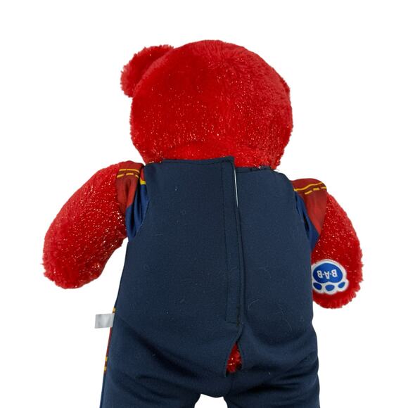 Build a Bear Captain Marvel Plush Red Glitter Bear Superhero Stuffed Animal 16" - Picture 13 of 15